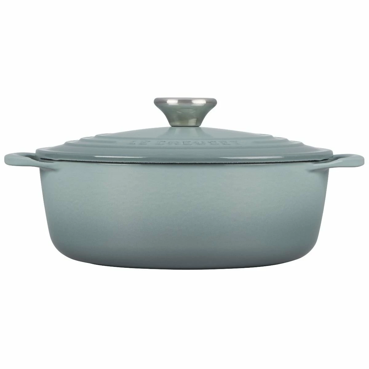 Le Creuset 2.75 Qt. Shallow Round Dutch Oven | Sea Salt 2 Le Creuset 2.75 Qt. Shallow Round Dutch Oven | Sea Salt - Image 2