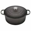 Le Creuset 7.25 Qt. Round Signature Dutch Oven With Stainless Steel Knob | Oyster Grey