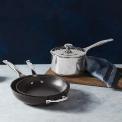 Le Creuset 3 Qt. Tri-Ply Stainless Steel Saucepan With Lid -Cookware Sets Sales 2023 sauce2 1