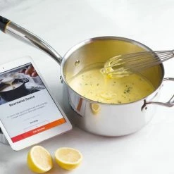 Hestan Cue 3.5 Qt. Smart Sauce Pot | Stainless Steel -Cookware Sets Sales 2023 saucepot8 1