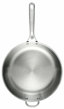 Le Creuset 12.5" Deep Fry Pan With Helper Handle | Stainless Steel 6 Le Creuset 12.5" Deep Fry Pan With Helper Handle | Stainless Steel -Cookware Sets Sales 2023 sp2400 32 deep fry pan by le creuset