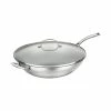 Cuisinart Forever Stainless Nonstick Stir Fry Pan With Helper Handle & Cover | 14"