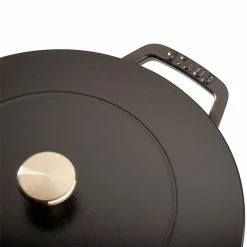 Staub 3.75 Qt. Essential French Oven | Matte Black -Cookware Sets Sales 2023 staub cast iron 4 qt essential f 5 3