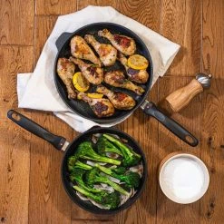 Swiss Diamond | XD 2-Piece Set - Fry Pan Duo ( 9.5" & 11") -Cookware Sets Sales 2023 swiss diamond lifestyles square 0000 dsc 4153