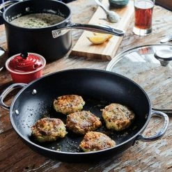 Le Creuset 4 Qt. Shallow Casserole/Braiser With Glass Lid | Toughened Nonstick Pro -Cookware Sets Sales 2023 tbraiser1