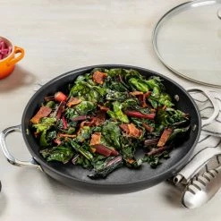 Le Creuset 4 Qt. Shallow Casserole/Braiser With Glass Lid | Toughened Nonstick Pro -Cookware Sets Sales 2023 tbraiser2