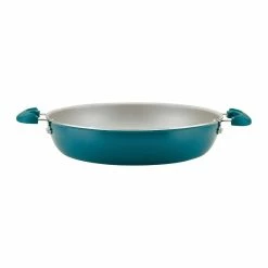 Rachael Ray 8-Piece Enameled Stacking Cookware Set | Teal Shimmer -Cookware Sets Sales 2023 teal11
