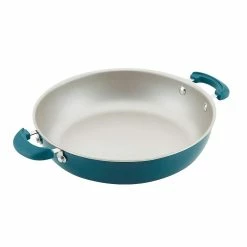 Rachael Ray 8-Piece Enameled Stacking Cookware Set | Teal Shimmer -Cookware Sets Sales 2023 teal4