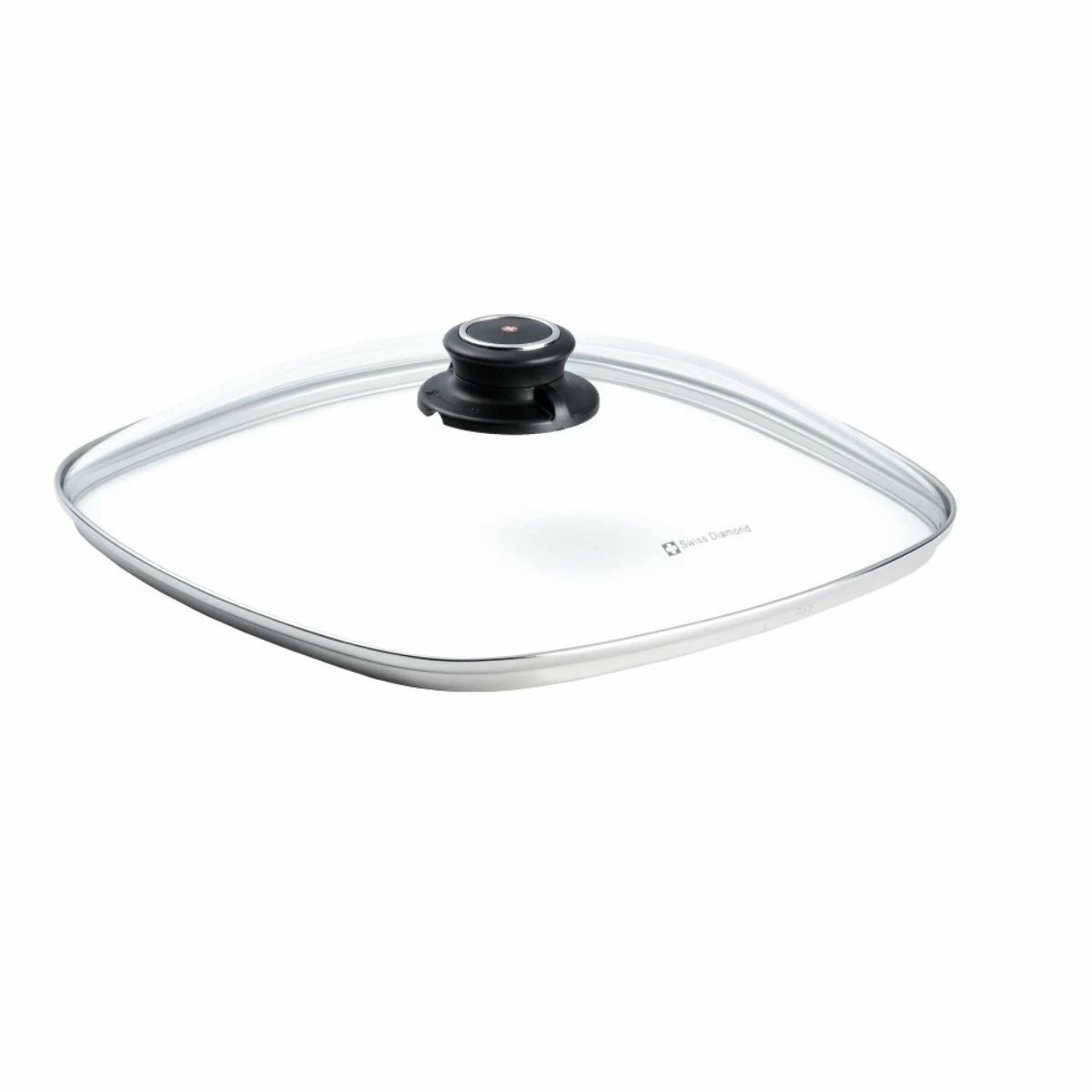 Swiss Diamond | Square Tempered Glass Lid - 8" X 8" 1 Swiss Diamond | Square Tempered Glass Lid - 8" X 8"