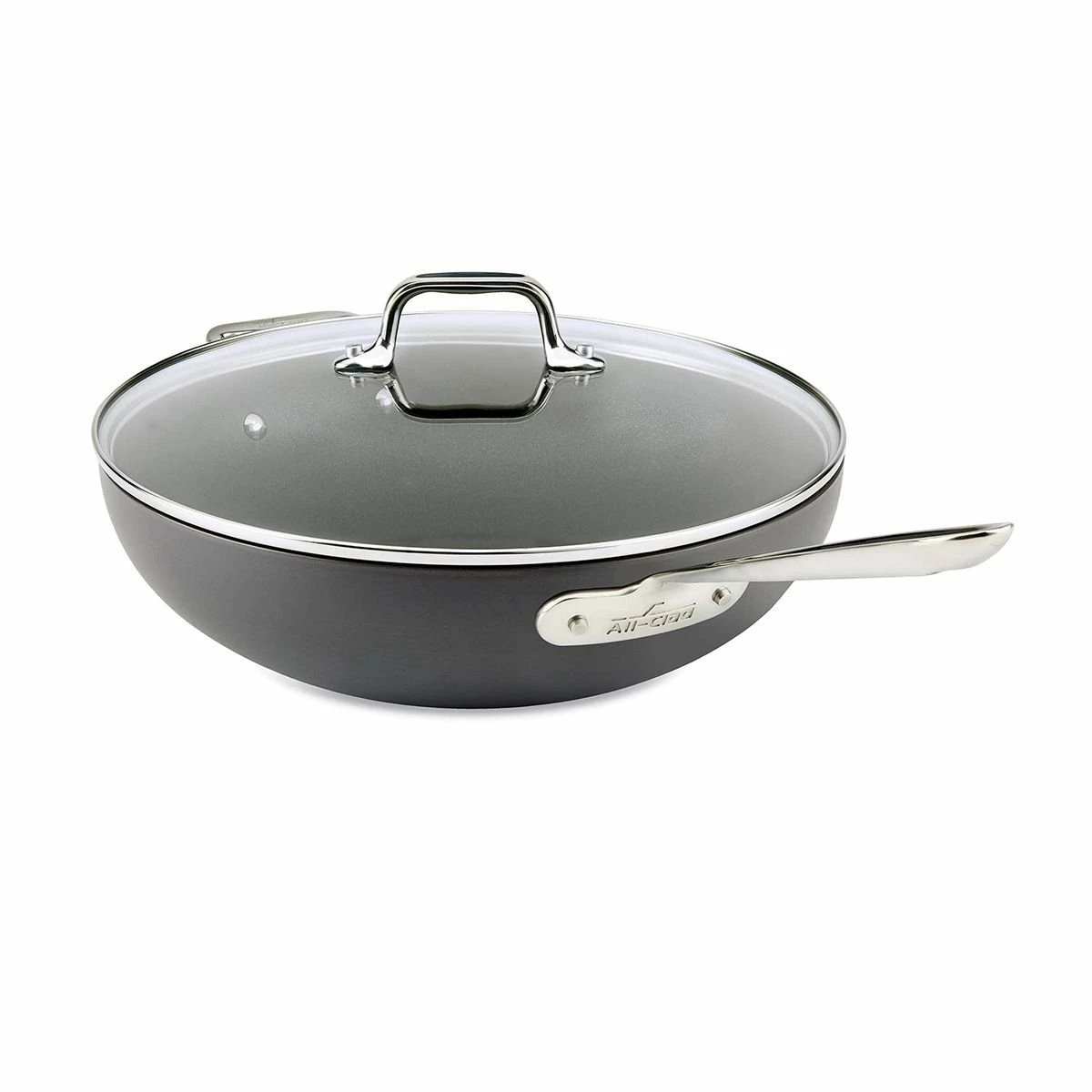All-Clad HA1 Hard Anodized Nonstick Chef Pan & Lid | 12" 1 All-Clad HA1 Hard Anodized Nonstick Chef Pan & Lid | 12"