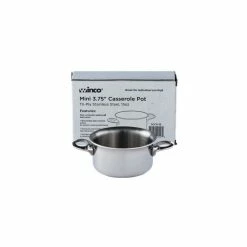 Winco Stainless Steel Mini Casserole | 15oz 7 Winco Stainless Steel Mini Casserole | 15oz -Cookware Sets Sales 2023 winco dccr 3s 4