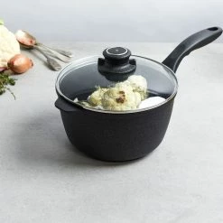 Swiss Diamond | HD Induction Sauce Pan With Lid - 8" (3.2 Qt.) -Cookware Sets Sales 2023 xd6720c v3 1