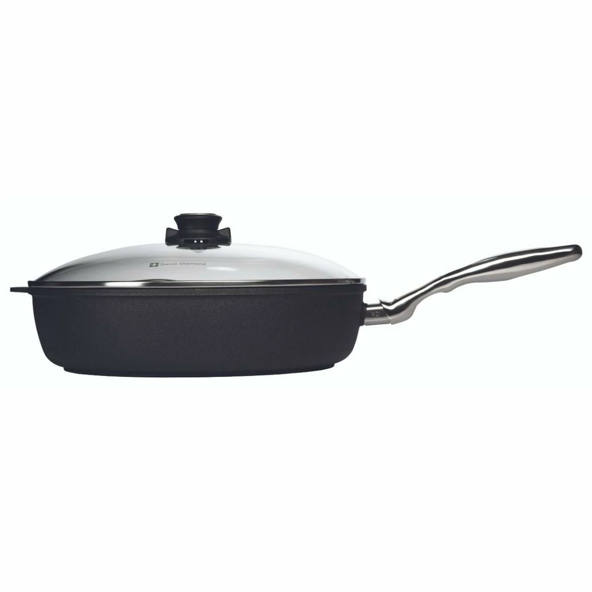 Swiss Diamond | XD Induction Saute Pan With Lid - 12.5" 2 Swiss Diamond | XD Induction Saute Pan With Lid - 12.5" - Image 2