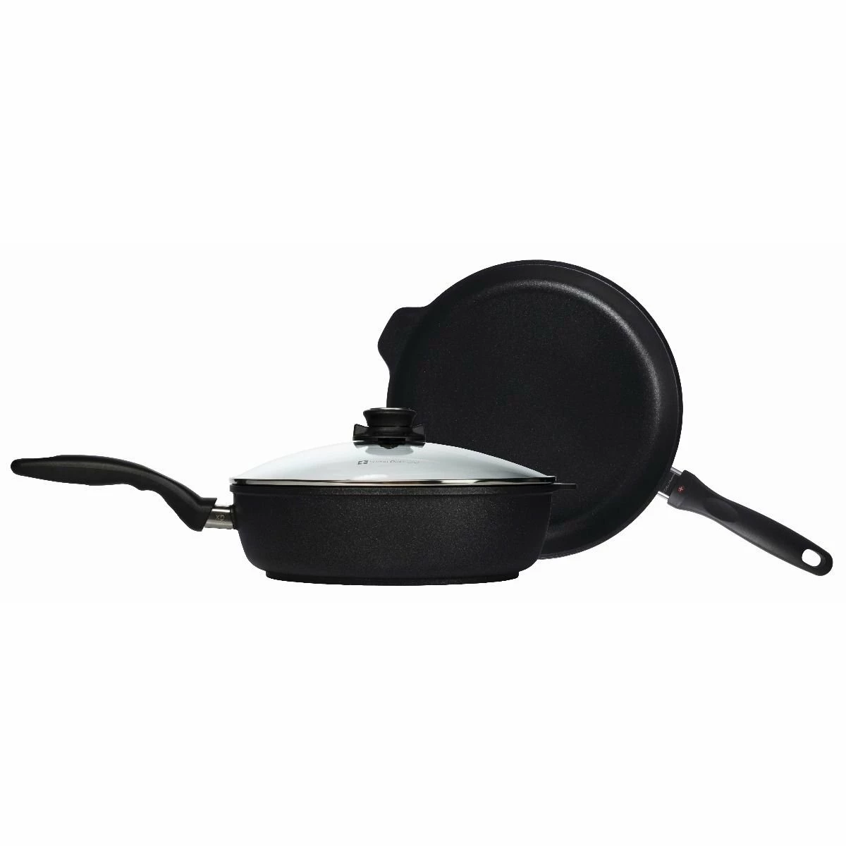 Swiss Diamond | XD 3-Piece Set - Fry Pan (11") & Sauté Pan With Lid (11"/4.3 Qt.) 1 Swiss Diamond | XD 3-Piece Set - Fry Pan (11") & Sauté Pan With Lid (11"/4.3 Qt.)
